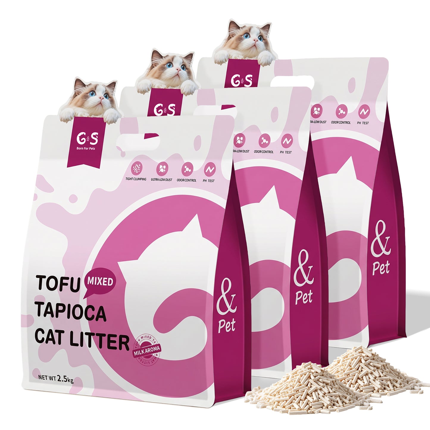 Tofu Mixed Tapioca Cat Litter