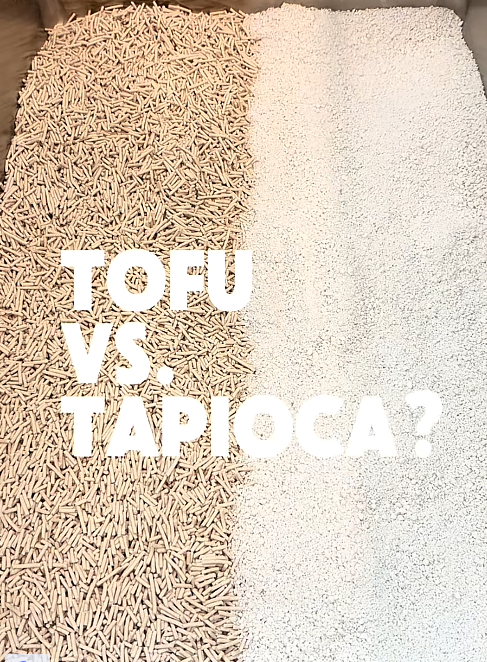 G&S tapioca cat litter close-up