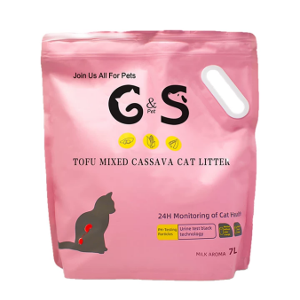 Mixed cat litter